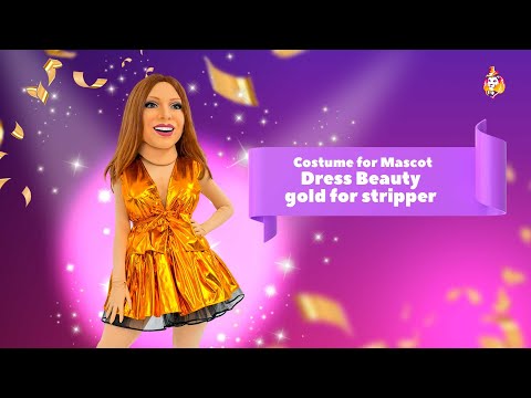 Dress Beautygold for stripper