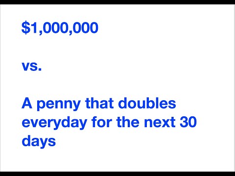 Fun Math Problem | A Penny That Doubles Daily For The Next Thirty Days or A Million Dollars Today?