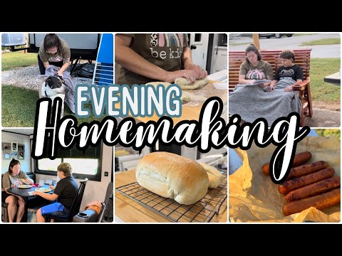 Slow Summer Living || Evening Homemaking