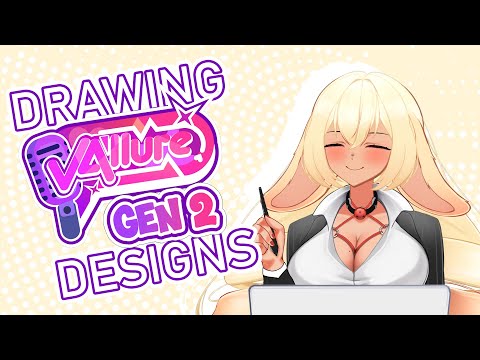 【Drawing Stream!】LEAKING GEN 2 DESIGNS???【VAllure】