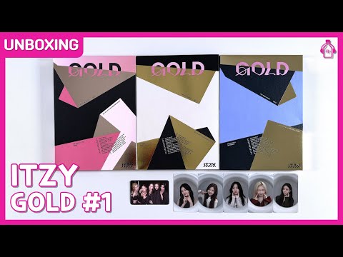 ITZY 'GOLD' Standard Version + Light Ring Photocard Set #Unboxing (16/10/2024)