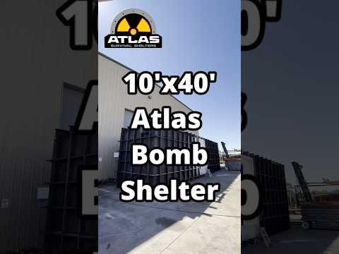 Tour a 10’x40’ Atlas Bunker! #shtf #bunker #prepper #survival #ww3 #bombshelter #doomsday #worldwar3