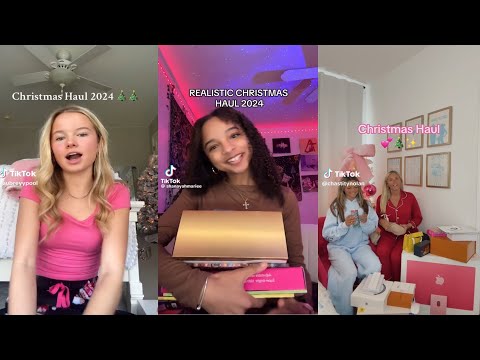 Christmas haul 2024 - TikTok compilation