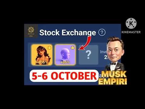 X Empire Investment Fund Today 5-6 October | Musk Empire Daily Combo | X Empire Investment Today