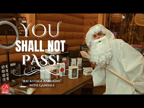 “Backstage Bargains” with Gandalf!