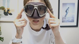 【商品紹介】長く潜るためのスノーケルセット - フリーダイビング用マスク (ユニセックス) Freediving mask and snorkel