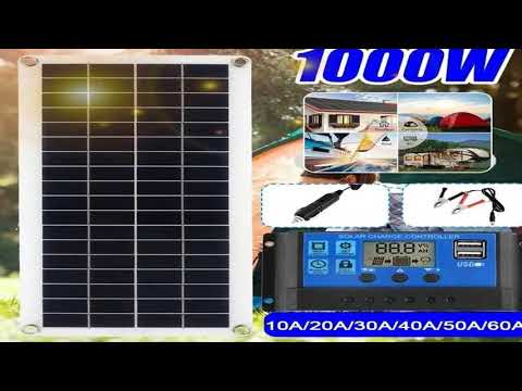 1000W Solar Panel 12V Solar Cell 10A-100A Controller Solar Panel for Phone RV Ca