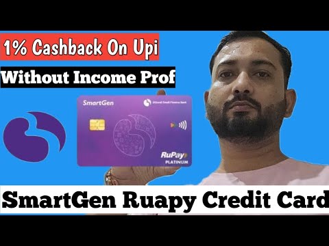 Utkarsh small finance Bank Lunch  Smart Gen Credit Card | Without Income prof and 1% Cashback on Upi