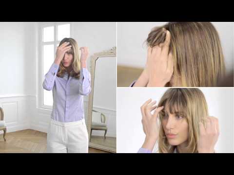 How-to Dry Shampoo: Bangs