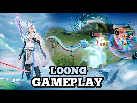 Honor of kings - Loong ( Ao Yin ) Farm Lane Gameplay | HOK 2024