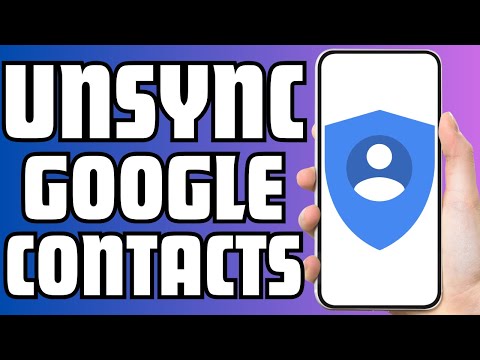 How to Un-sync Contacts From Google Account