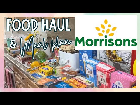 MORRISONS AMAZON PRIME FOOD HAUL & MEAL PLAN | GROCERY HAUL UK