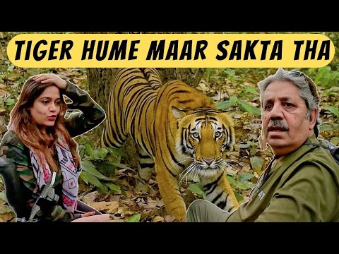 We Survive a Tiger Attack | Tiger Charges at us in Pilibhit Tiger Reserve