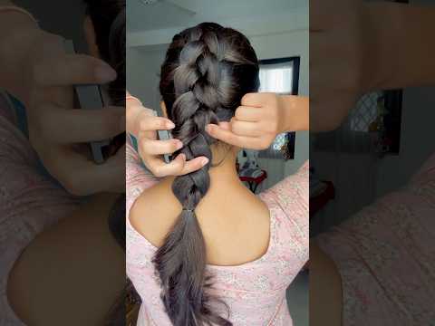 Easy way ￼Dutch French Braid Step-by-Step ￼|| dutch Braid Hairstyle ￼Hack 😍 #hairstyles