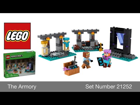 LEGO Minecraft The Armory (21252) Stop Motion Speed Build