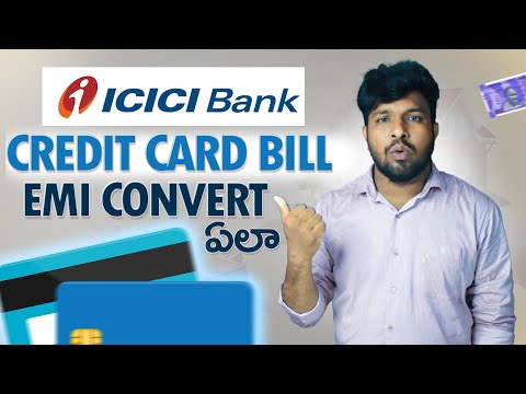 How To Convert ICICI Bank Credit Card Bill To EMI Telugu | ICICI Credit Card Bill Convert To EMI