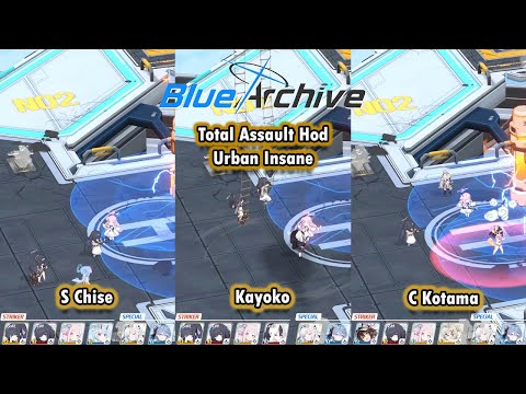 Blue Archive Global - Total Assault HOD Urban Insane (Late Oct'24)