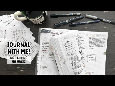 Quiet Journaling Session No.1 | No Talking & No Music