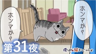 アニメ『夜は猫といっしょ』第31夜「教えてない言葉しかしゃべらない」