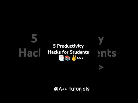 Productivity hacks you need!!#shorts#studyhacks#tips