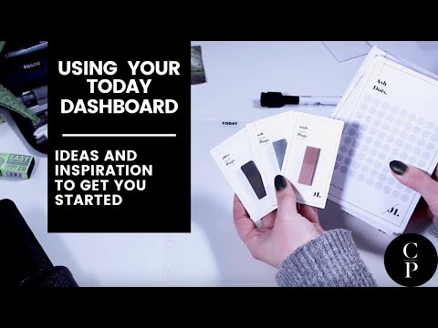 How -To: Using the Today Dashboard | Cloth & Paper