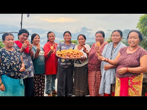 Milk tea 🧋 puri,Dunod ra Nimkin hamro khaja..mero budoko bijok😉#siruthapamagar#villagelife#vlog