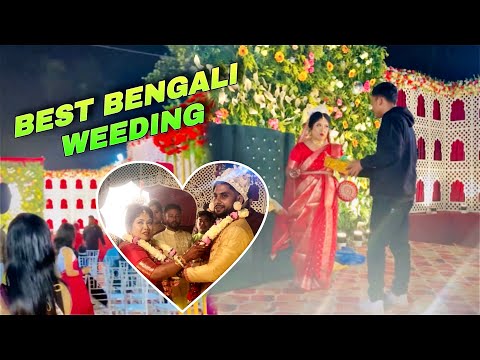 Wedding day 😍 || Biye Bari vlog❤️ || Bengali Marriage Rituals || #biye #bengalivlog #minivlog