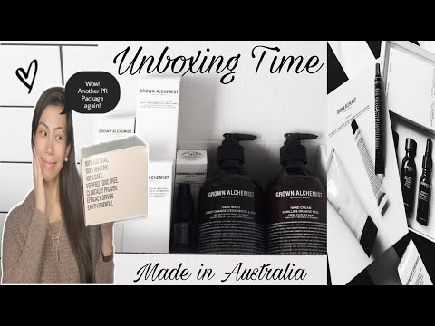 UNBOXING GROWN ALCHEMIST|| WINTER PR INFLUENCER BOX 2021|| #janicemillis #queenpreneur #glowingskin