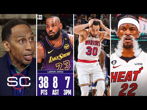 ESPN breakdowns LeBron & Lakers beat Blazers, Steph & Warriors beat 76ers, Butler requests a trade