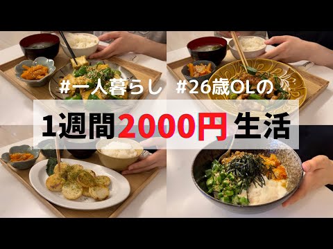 食費1ヶ月1万円の一人暮らしごはん【朝昼ご飯も1週間分紹介】🍚