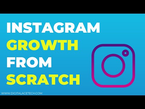 How to grow an Instagram account from SCRATCH (With ZERO Followers!)