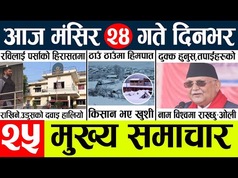 News🔴today nepali news aaj ka mukhya samachar taja l आजका मुख्य समाचार