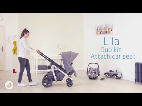 Maxi-Cosi I Lila pushchair I  Duo mode I How to attach a baby car seat