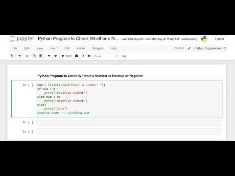 Day 5 : Python Program to Check Whether a Number is Positive or Negative