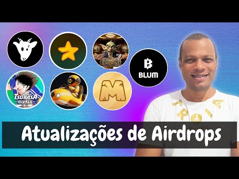 Atualizações de Airdrops: Goblin Mine, Goats, Blum, Moonbix, Captain Tsubasa, Major, Memefi