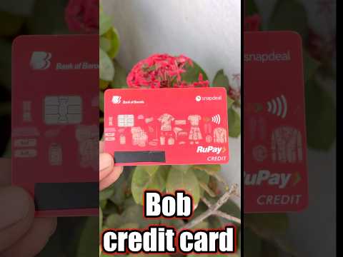 Bob credit card #creditcard #shorts #youtubeshorts #shortfeed #viralshort