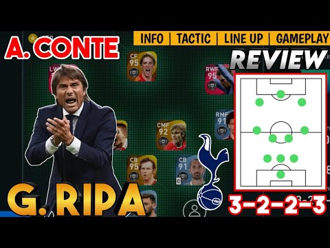 G. RIPA (A. CONTE) 3223 REVIEW | TOTTENHAM MANAGER | PES 2021 MOBILE