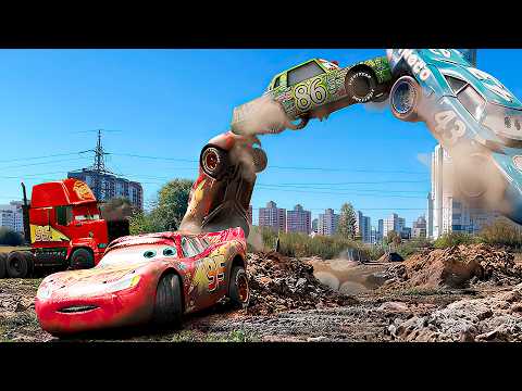 Lightning McQueen TRANSFORMERS Worm in Real Life 2024 disney cars PIXAR