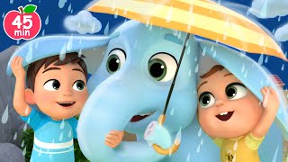 Rain Rain Go Away with Zoo Friends! 🐘 + MORE Lalafun Nursery Rhymes & Kids Songs