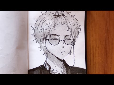 How to draw nirei akihiko 🤓 (from wind breaker)|2ba vArtist (anime sketch)