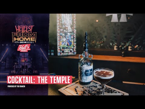 Hell's Drinks - The Temple (Black Anvil Cocktail) - Hellfest From Home 2021