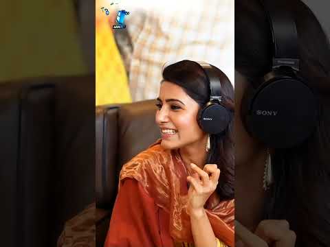 Samantha 🌼 & Chaitanya 🔥 Headphone Game | Samantha Birthday | Samantha Interview