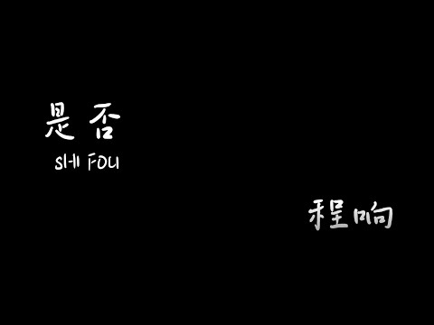 是否 Shi Fou  程响【Pinyin+Lyrics+Karaoke 歌词伴奏】（是否 要留下遗憾 才让人 念念不忘...）