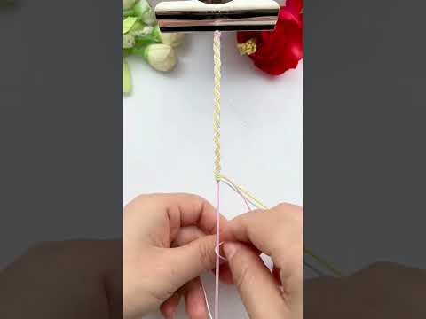 0 basics, learn it once, rope braiding skills sharing, handmade DIY, bracelet braiding tutorial,