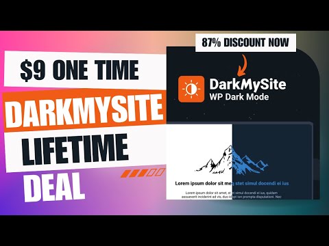 🌐🔥🌐DarkMySite Lifetime Deal | Transform Your WordPress Site in One Click| $9 Lifetime Deal | 87% Now