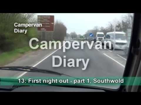 Campervan Diary 13: First night out - part 1, Southwold