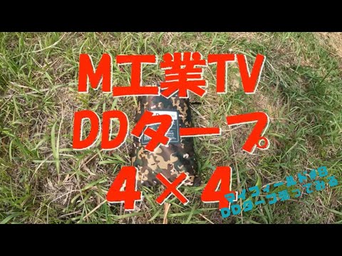 マイフィールド#8 DDタープ張ってみる