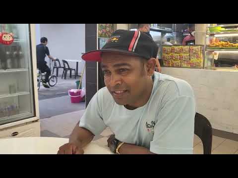 485 新加坡: 著名华人煮炒的印度老板讲客家话 Singapore: Famous Indian boss of Chinese eatery speaking Hakka