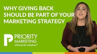 Why Giving Back Should Be a Part of Your Marketing Strategy │ #FAQFriday