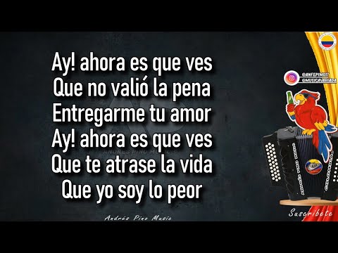 Ahora Es Que Ves - Jorge Luis Urrutia | Letra